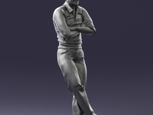 man in pose 0175 3D Модель