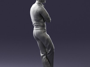 man in pose 0175 3D Модель
