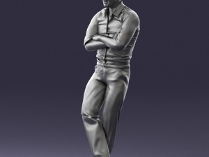 man in pose 0175 3D Модель