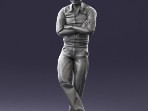 man in pose 0175 3D Модель