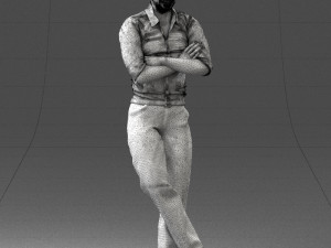 man in pose 0175 3D Модель