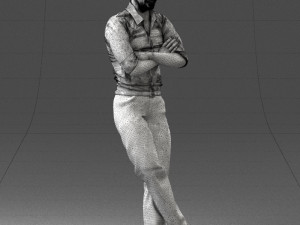 man in pose 0175 3D Модель