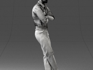 man in pose 0175 3D Модель