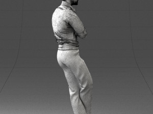 man in pose 0175 3D Модель