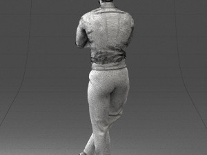 man in pose 0175 3D Модель