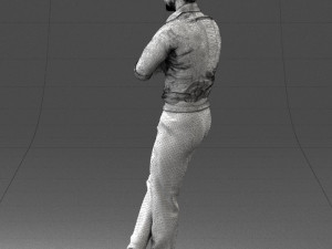 man in pose 0175 3D Модель