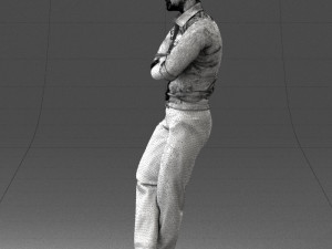 man in pose 0175 3D Модель