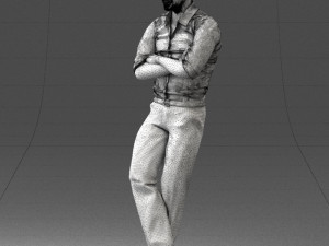 man in pose 0175 3D Модель