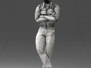 man in pose 0175 3D Модель