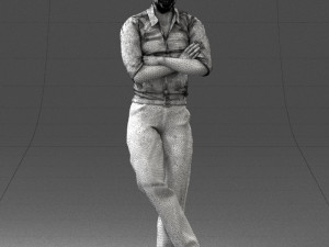 man in pose 0175 3D Модель