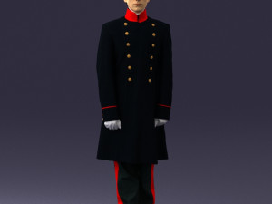 man in black suit 0179 Modelo 3D