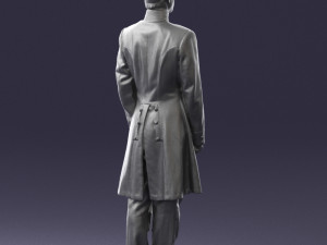 man in black suit 0179 3D 모델
