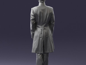 man in black suit 0179 3D 모델