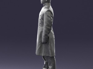 man in black suit 0179 3D 모델