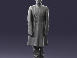 man in black suit 0179 3D 모델