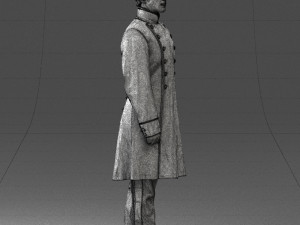 man in black suit 0179 3D 모델