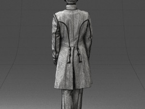 man in black suit 0179 3D 모델