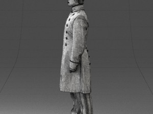 man in black suit 0179 3D 모델