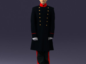 man in black suit 0179 3d print ready 3D-Druckmodell