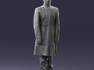 000515 Uniformed Doorman Character Hotel Staff or Guard 3d print ready 3D Print Model
