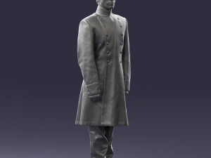 000515 Uniformed Doorman Character Hotel Staff or Guard 3d print ready 3D Print Model