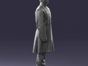 000515 Uniformed Doorman Character Hotel Staff or Guard 3d print ready 3D Print Model