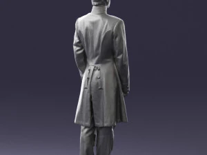000515 Uniformed Doorman Character Hotel Staff or Guard 3d print ready 3D Print Model