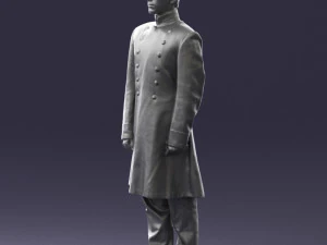 000515 Uniformed Doorman Character Hotel Staff or Guard 3d print ready 3D Print Model