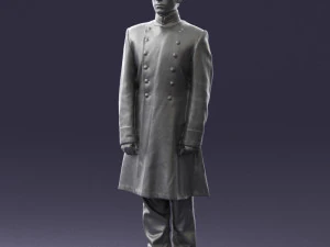 000515 Uniformed Doorman Character Hotel Staff or Guard 3d print ready 3D Print Model