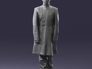 000515 Uniformed Doorman Character Hotel Staff or Guard 3d print ready 3D Print Model
