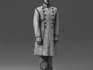 man in black suit 0179 3d print ready 3D-Druckmodell