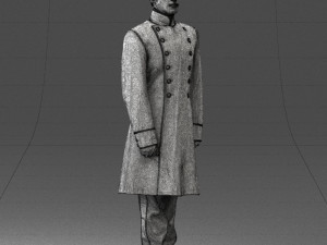 man in black suit 0179 3d print ready 3D-Druckmodell