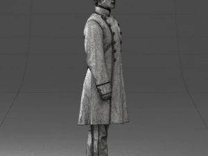 000515 Uniformed Doorman Character Hotel Staff or Guard 3d print ready 3D Print Model