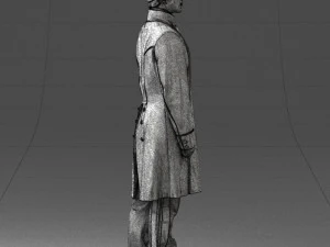 000515 Uniformed Doorman Character Hotel Staff or Guard 3d print ready 3D Print Model