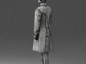 000515 Uniformed Doorman Character Hotel Staff or Guard 3d print ready 3D Print Model