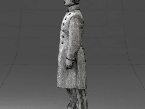 000515 Uniformed Doorman Character Hotel Staff or Guard 3d print ready 3D Print Model