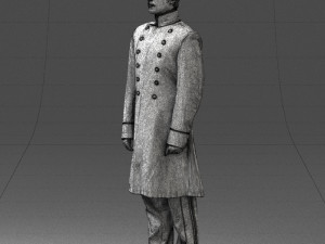 man in black suit 0179 3d print ready 3D-Druckmodell