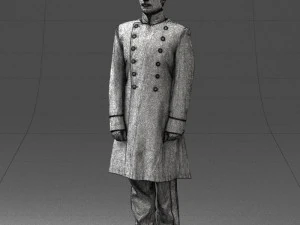 000515 Uniformed Doorman Character Hotel Staff or Guard 3d print ready 3D Print Model