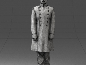 man in black suit 0179 3d print ready 3D-Druckmodell