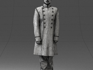 man in black suit 0179 3d print ready 3D-Druckmodell