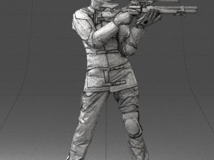 man with 0180 3D Модель