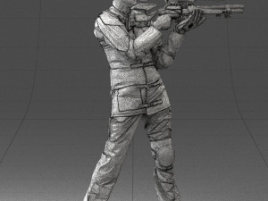 man with 0180 3d print ready Modello di stampa 3D