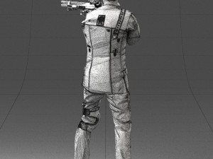 man with 0180 3d print ready Modello di stampa 3D