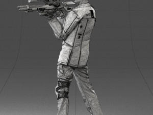 man with 0180 3d print ready Modello di stampa 3D