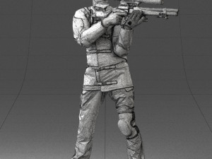 man with 0180 3d print ready Modello di stampa 3D