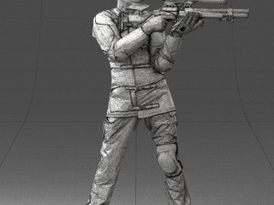 man with 0180 3d print ready Modello di stampa 3D