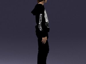 man in black suit 0166 3d print ready 3D 打印模型