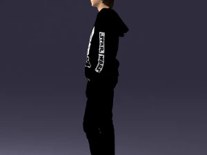 man in black suit 0166 3d print ready 3D Print Model