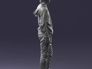 man in black suit 0166 3d print ready 3D Print Model