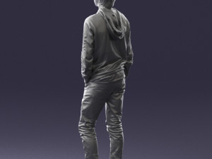 man in black suit 0166 3d print ready 3D 打印模型